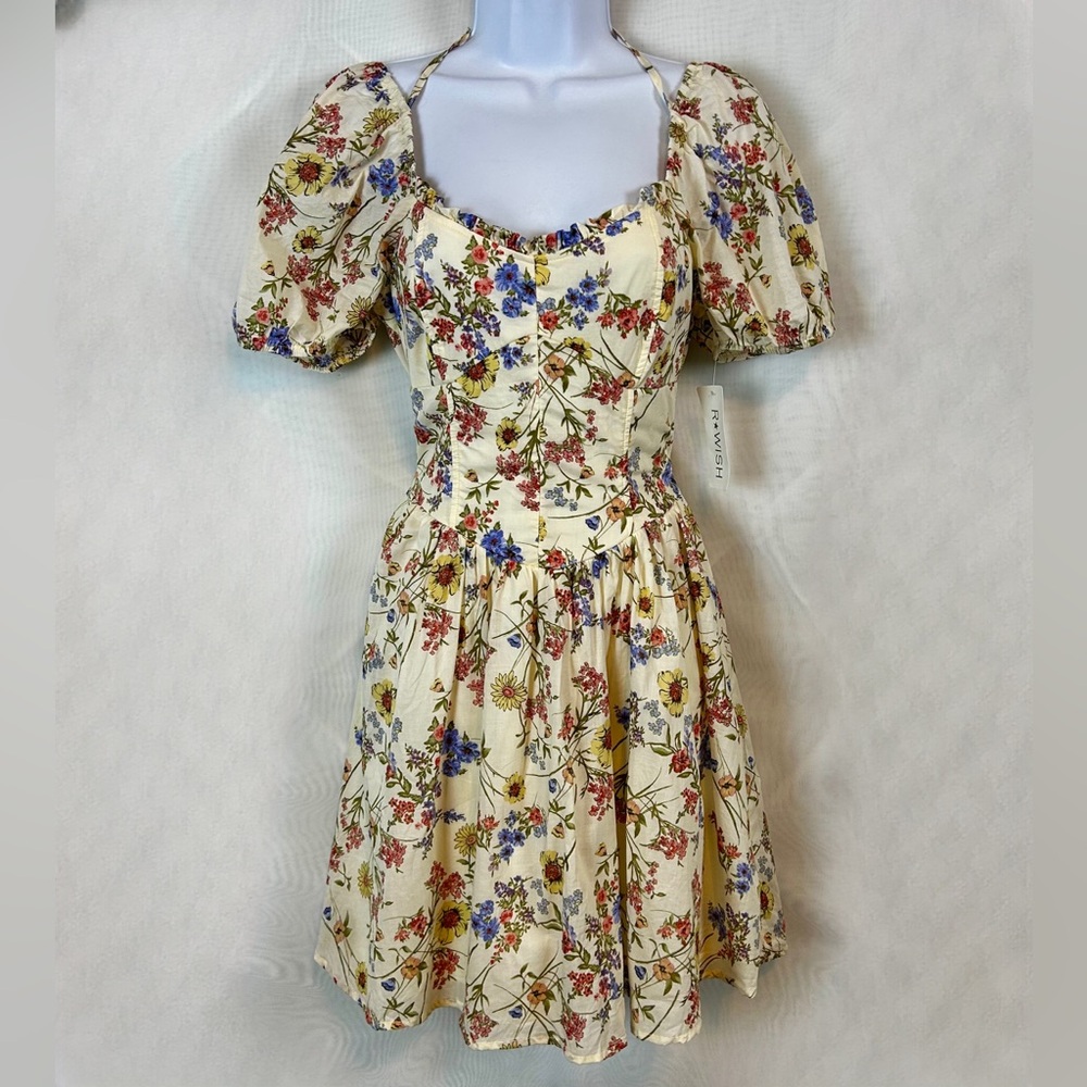NWT Girls R Wish Floral Fit & Flare Party Dress / Large
